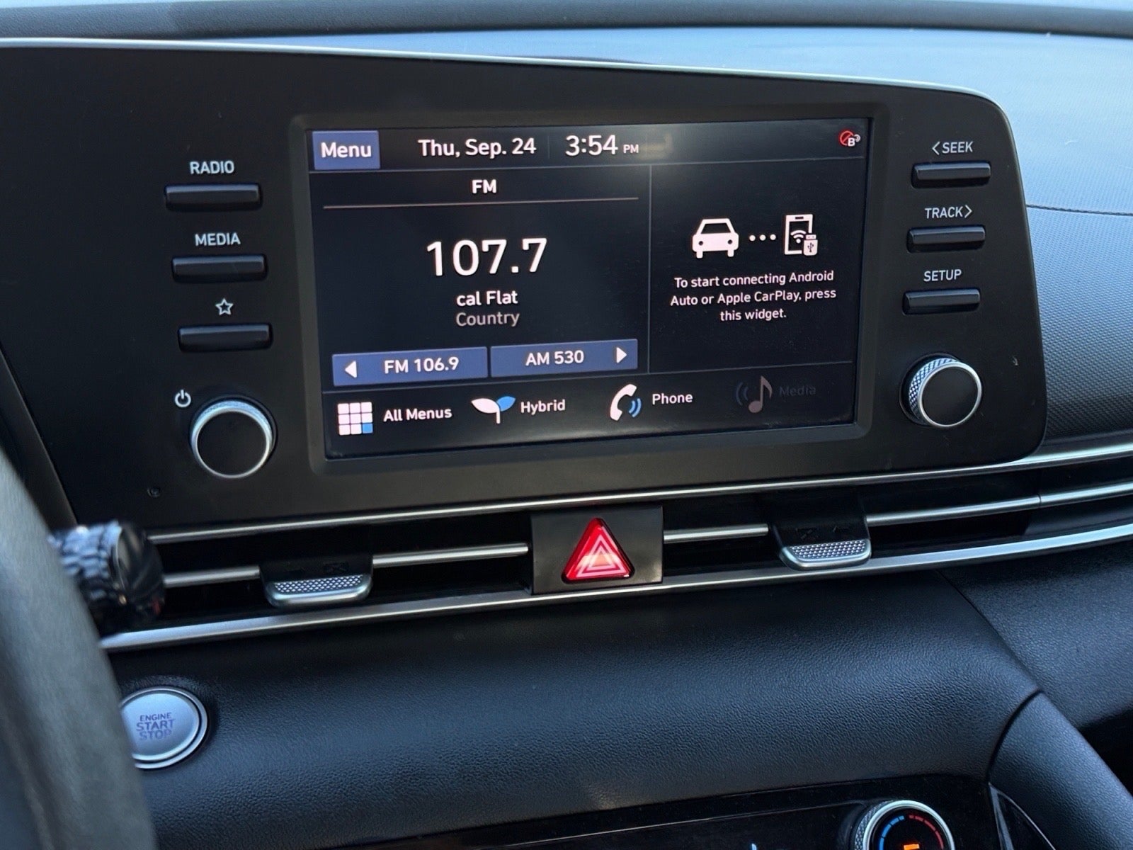 2023 Hyundai Elantra Hybrid Blue
